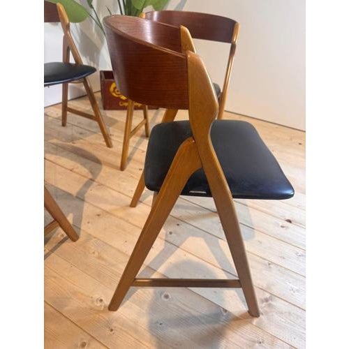 Chairs by Henning Kjærnulf, 1960s, Set of 6 For Sale - Image 3 of 7