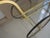 Mid-Century Italian Metal Glass Gold Bar Beverage Cart Style: Mid-Century Color: Gold Dimensions: 22" W x 34" H x 48" D...