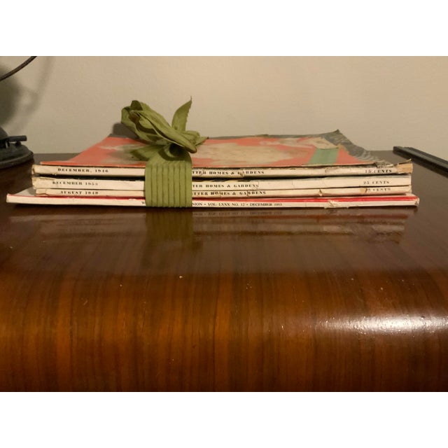 Extremely Rare, Curated, Vintage 1940s-1950s Christmas Holiday and Autumn Lifestyle Magazine Collection - Set of 5 For Sale - Image 11 of 13