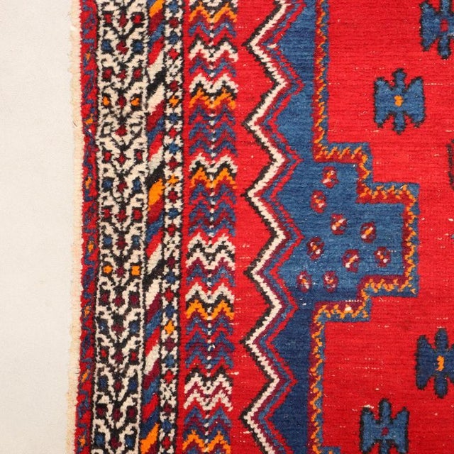 Textile Middle Eastern Afshar Rug For Sale - Image 7 of 9