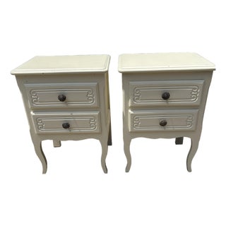 Vintage French Provincial Night Stands - A Pair For Sale