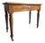 Vintage Beechwood Office Desk with Linoleum Top and Drawer, 1930s For Sale