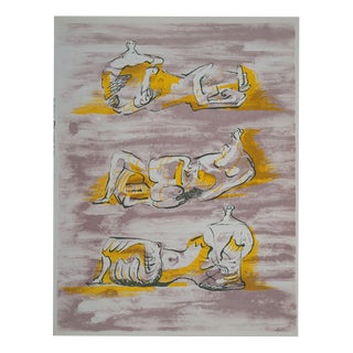 Henry Moore, Three Reclining Nudes, 1971, Lithograph For Sale