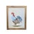 Roosters, 1920s, Oil Paintings on Panel, Framed, Set of 4 For Sale - Image 4 of 10