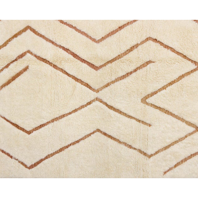 Hand-Knotted Wool Premium Rug by Azele Studio For Sale - Image 9 of 10