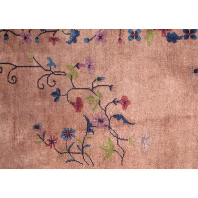 Art Deco 1920s Handmade Antique Art Deco Chinese Rug 3' X 6' For Sale - Image 3 of 6