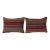 Striped Turkish Kilim Pillow Cover - A Pair For Sale