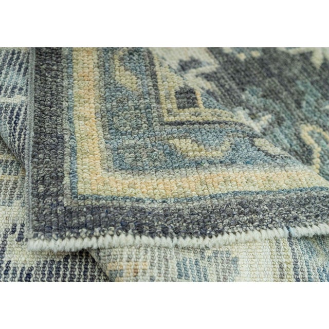 Early 21st Century Turkish Oushak Rug 2'10" x 8'8" #20260 For Sale - Image 5 of 8
