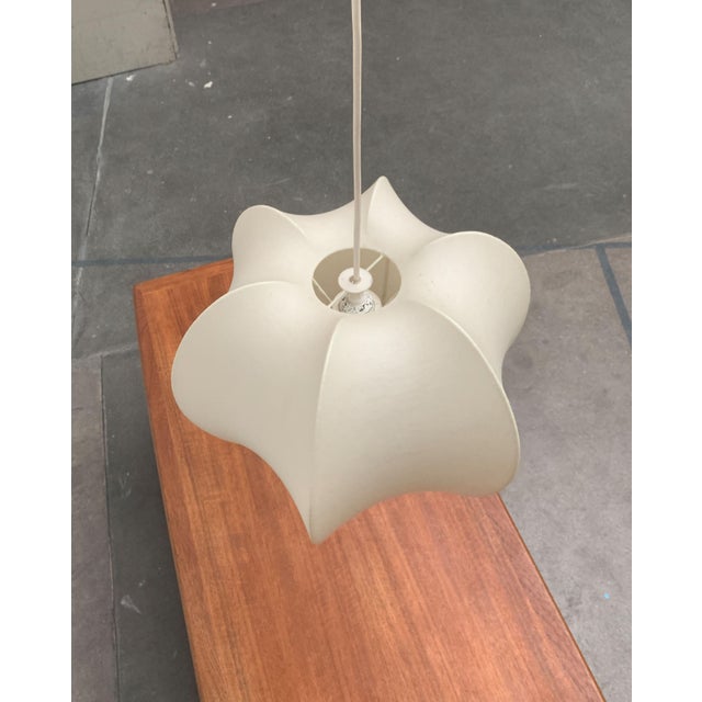 Mid-Century German Cocoon Pendant Lamp from Goldkant Leuchten, 1960s For Sale - Image 9 of 18