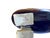 Ceramic Pair Antique Grainger Cobalt Blue Porcelain Moon Pilgrim Flasks Snake Handles C. 1880 Gilt Vases Made in England For Sale - Image 7 of 8