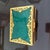 Late 20th Century Gilt Etched Green Enamel Box For Sale In West Palm - Image 6 of 6