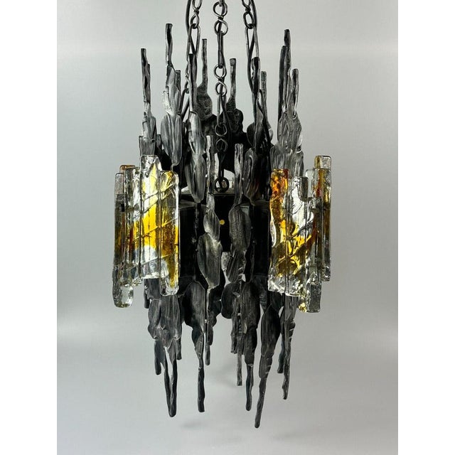 Vintage Brutalist Ceiling Lamp, 1960s For Sale - Image 13 of 18