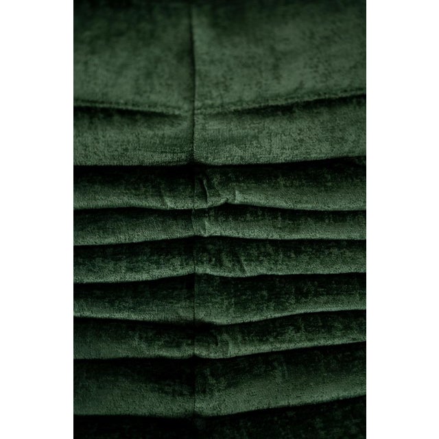Togo Lounge Chair in Pistachio Boulcet Fabric by Michel Ducaroy for Ligne Roset, 1973, Set of 2 For Sale - Image 16 of 18