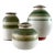 Mid 20th Century Studio Ceramic Jars With Lids - Set of 3 For Sale