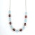 Not Yet Made - Made To Order Victorian Oval Blue Topaz & Garnet Necklace With Zirconia Set in 925 Silver- Anniversary Gift For Sale - Image 5 of 10