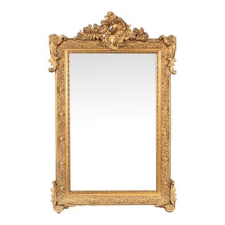 Louis XV Style Giltwood Mirror For Sale