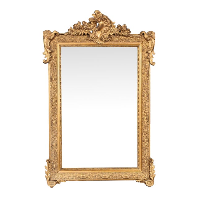 Louis XV Style Giltwood Mirror For Sale