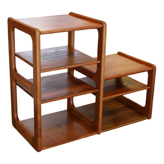 Vintage Danish Bookcase in Teak from Dyrlund, 1960s For Sale