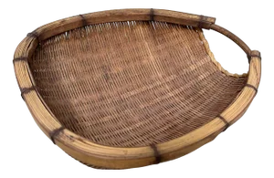 Japanese Kago Zaru Drying Basket in Bamboo, 1970s
