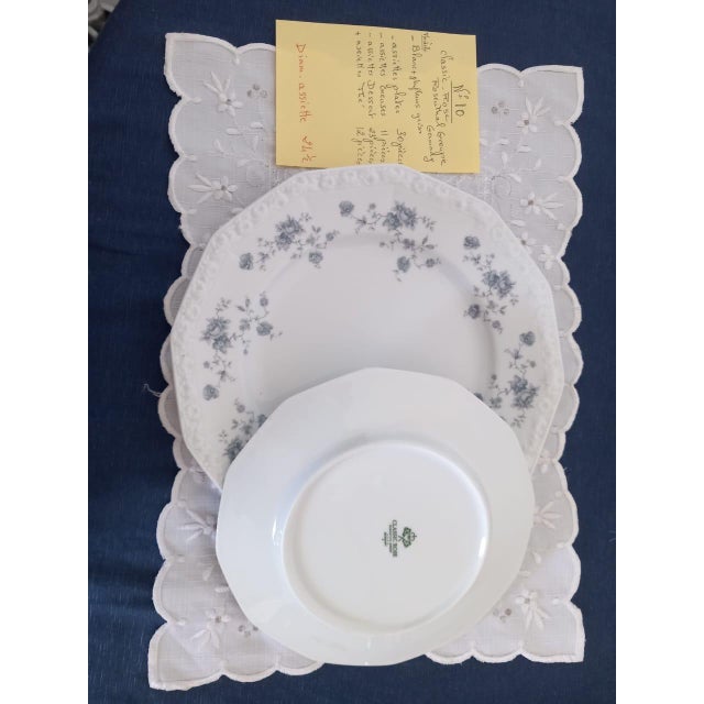 New 1970s Rosenthal Porcelain With Grey Bouque - 73 Pieces Set For Sale - Image 9 of 18