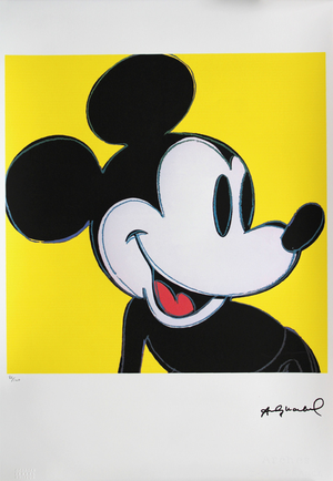 Andy Warhol, Mickey Mouse, Offset Lithograph, 1960s
