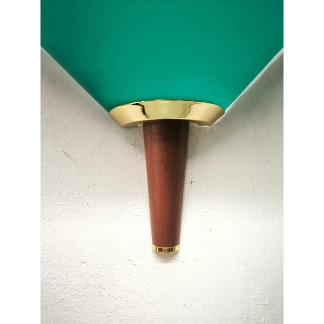 Murano Wall Sconce from De Majo, 1990s, in Very Good conditions. Designed 1990 to 1999 This piece has an attribution mark,...