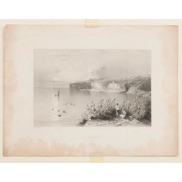 Nicopolis is an original lithograph artwork on paper realized by W.H. Bartlett (1809-1854). Signed on the plate on the...