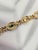 1980s Vintage 14k Gold Emerald, Imperial Topaz & Diamond X Link Bracelet For Sale - Image 9 of 9