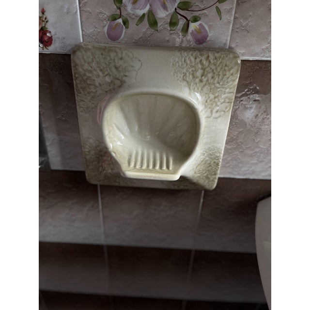 Vintage Italian Ceramic Built-in Bathroom Set from Gamma Fiorano, Italy, 1970, Set of 3 For Sale - Image 9 of 18