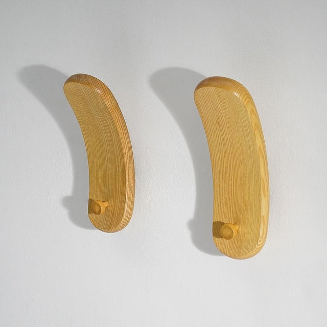 Modern Spatola Wall Coat Hangers by De Paz, Durbino, Lomazzi for Fiarm, 1970s, Set of 2 For Sale - Image 3 of 14
