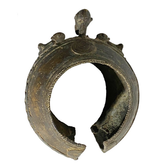 Bronze Currency Bracelet Gan Burkina Faso with Ancestors For Sale - Image 4 of 11