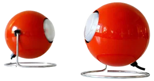 Mid-Century German Metal Model Eye Table Lamps from Erco, 1960s, Set of 2