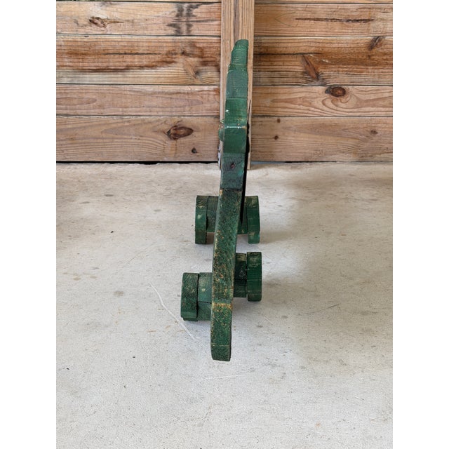 Monumental Vintage Folk Art Florida Alligator Wood Sculpture For Sale In Naples, FL - Image 6 of 12