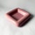 Postmodern 1980s Haeger Rounded Edge Mauve Pink Postmodern Vide Poche For Sale - Image 3 of 7