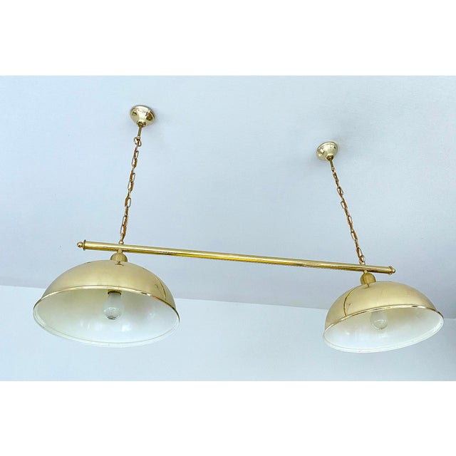Large Vintage Pendant Light in Brass from Honsel, 1960s For Sale - Image 16 of 18
