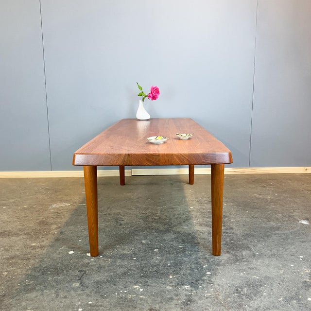 Large Coffee Table in Teak by John Boné for Mikael Laursen, 1960s For Sale - Image 9 of 11