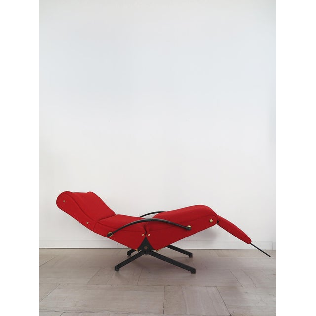 Italian Model P40 Reclining Chair by Osvaldo Borsani for Tecno, Italy, 1950s For Sale - Image 6 of 18