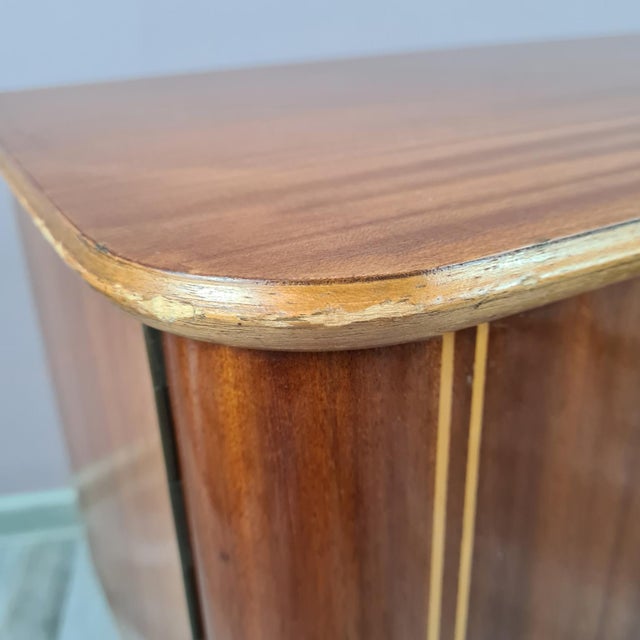 Mid-Century Cabinet in Wood with Inlay, 1960s For Sale - Image 11 of 15