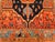 Vintage Persian Malayer Tribal Area Rug, Hand-Knotted Wool, Geometric Pattern, 4x6, Terracotta & Blue For Sale - Image 12 of 16