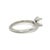 Tiffany and Co. Tiffany & Co. Platinum Princess Cut Diamond Engagement Ring 0.82ct 4.5gSize 6.75 For Sale - Image 4 of 11