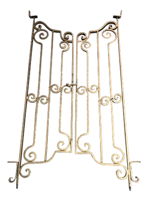 Spanish Mediterranean Style Interior Pedestrian Gates - Set of 2