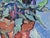 Blue Richild Holt, Pansies, 1990, Oil Painting on Canvas, Framed For Sale - Image 8 of 12
