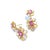 Late 20th Century Bochic “Capri” Vintage Ruby & Rose Cut Sapphire Earrings IN 18K Gold & Silver For Sale - Image 5 of 10