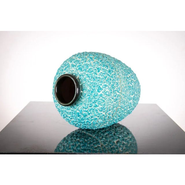 Ceramics Decor Emerald Snow Vase by Louis Dage, 1926 For Sale - Image 3 of 5