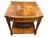 This pair of fine John Widdicomb burled wood lamp tables features an antique finish and is crafted with high-quality wood...