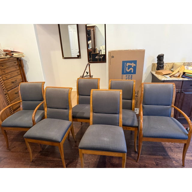 1990s 1990s Henredon Dining Chairs - Set of 6 For Sale - Image 5 of 15