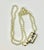 1990s Vintage Chippendale Art Deco Nutcracker Babble on Faux Pearls Christmas Pendant Necklace, 40” For Sale - Image 9 of 17