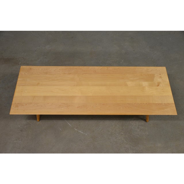 1950s 1950s Refinished Paul McCobb Planner Group 48” Coffee Table Bench For Sale - Image 5 of 6