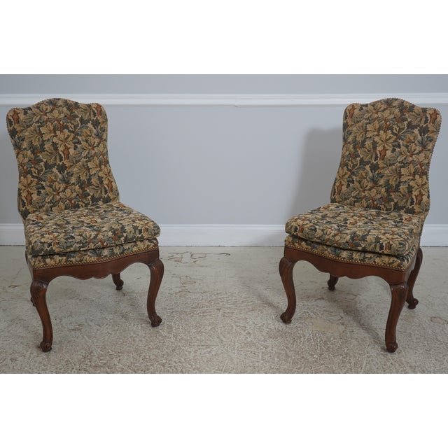 Set of 6 French Louis XV Style Tapestry Dining Room Chairs For Sale - Image 13 of 18