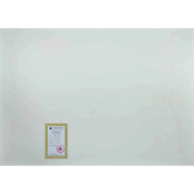 Flowerpot is a beautiful colored lithograph on paper, realized in 1988 by the artist Jovan Vulic (b. 1951). Hand-signed...